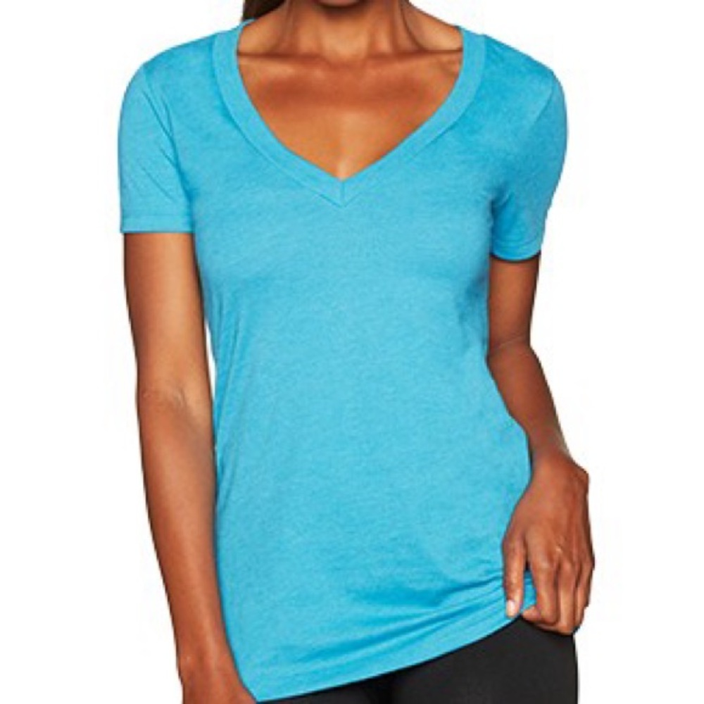 J. Crew Aqua Slub Cotton Tee